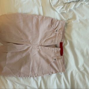 Gloria Vanderbilt high waisted light pink jeans